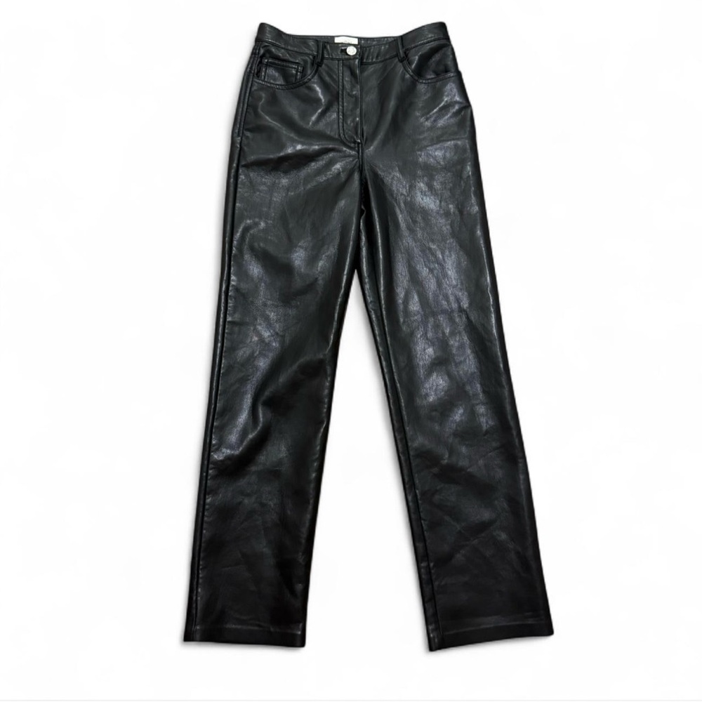 Aritzia Wilfred size 2 women’s The Melina Pant High Rise Vegan Leather